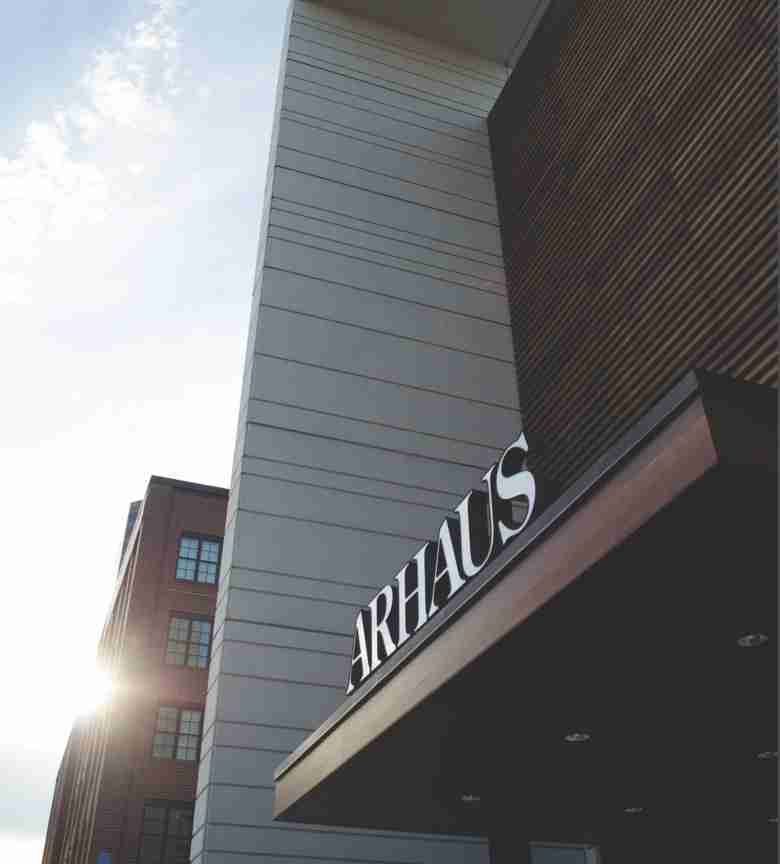 park south parking building closeup exterior