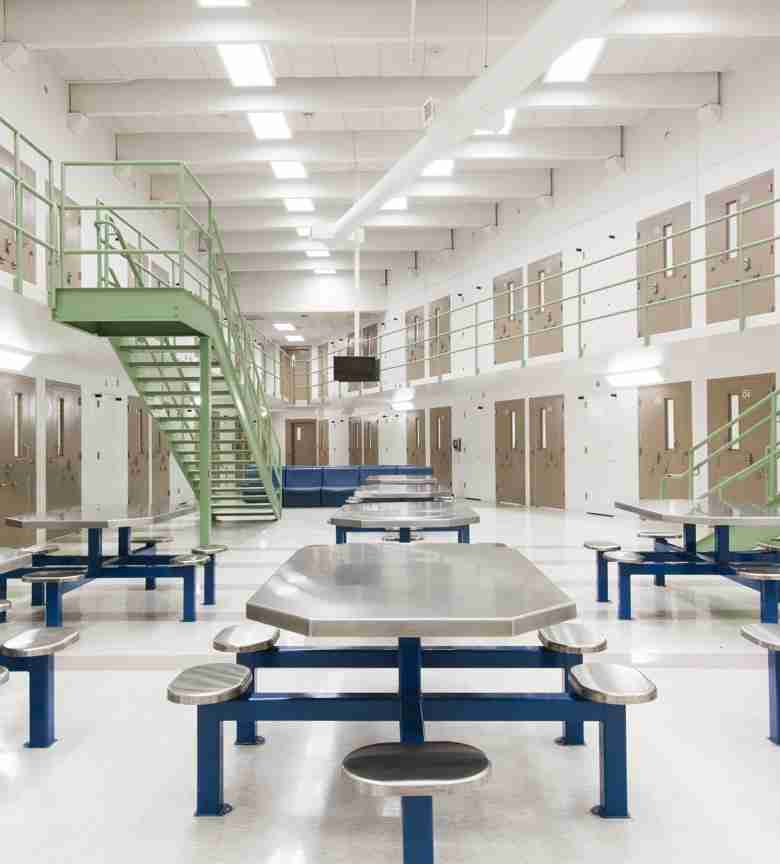 Tindall Corporation Corrections Precast Concrete Richmond Justice Center Interior Richmond Virginia Jail Corrections Institute